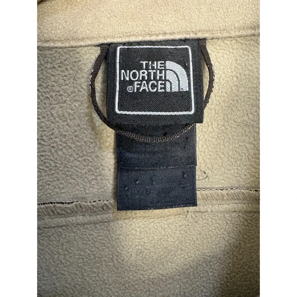 The North Face Apex‎ Bionic Soft Shell Zip Up Jacket Mens Brown Zipper Pockets L